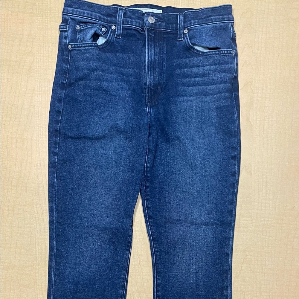 Frank and Eileen Dark Wash Raw Hem Cork Jeans Size 30 - Picture 4 of 12